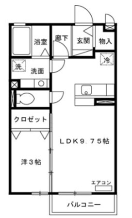 サンクレアⅠの物件間取画像